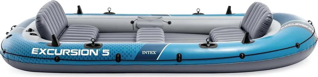 Intex Excursion 5 Schlauchboot Set mit Paddeln & Pumpe
