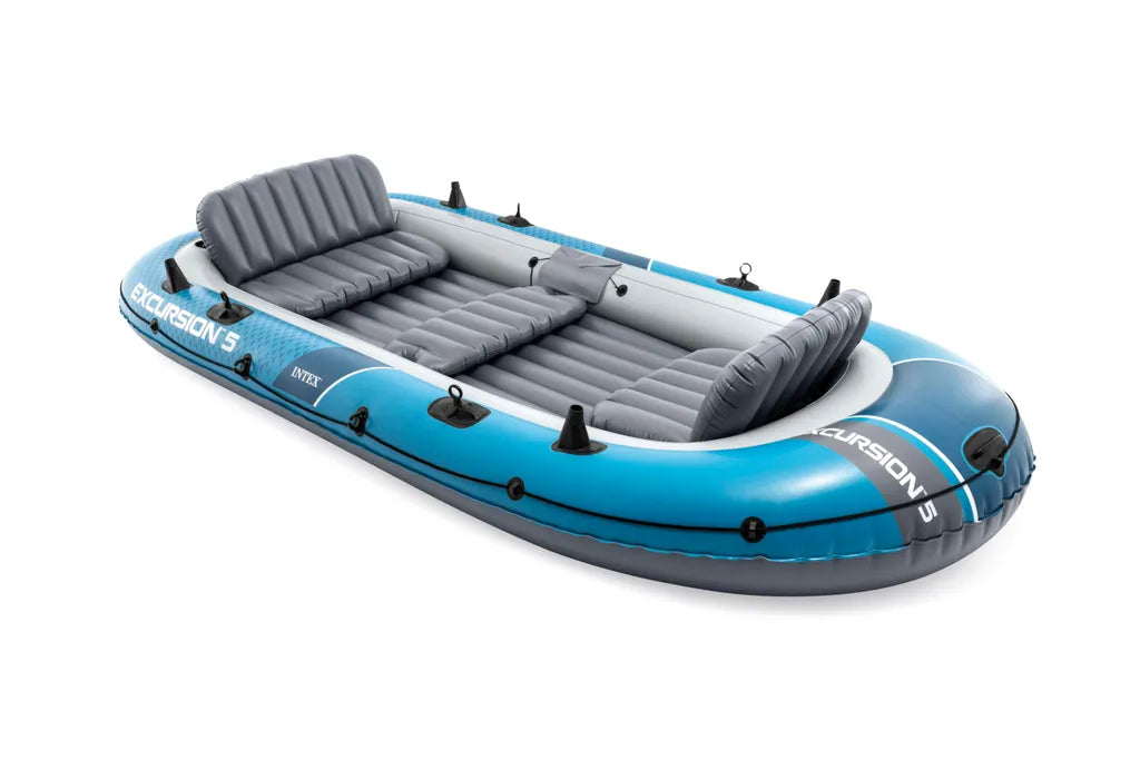 Intex Excursion 5 Schlauchboot Set mit Paddeln & Pumpe