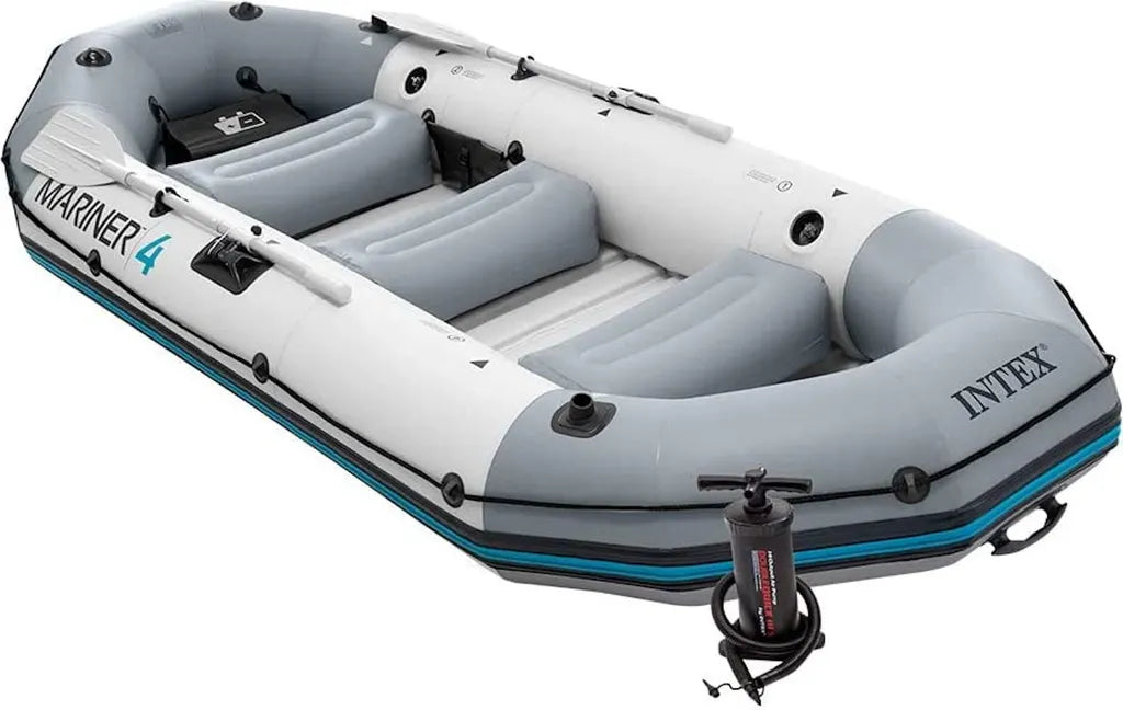 Intex Mariner 4 Schlauchboot Set mit Paddeln & Pumpe